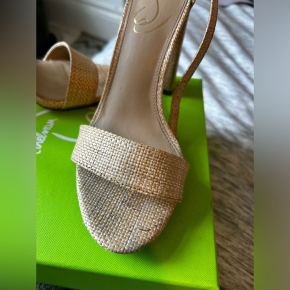 Sam Edelman YARO BLEACHED BEECHWOOD/BASKETWEAVE SHOE - Picture 7 of 7